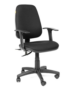 Офисное кресло CHAIRMAN 661 Ткань стандарт 15-21 черная в Братске - предосмотр