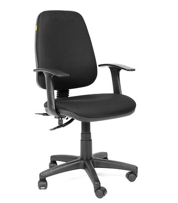 Офисное кресло CHAIRMAN 661 Ткань стандарт 15-21 черная в Братске - изображение