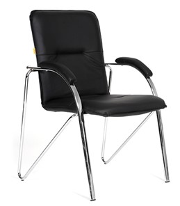 Офисное кресло CHAIRMAN 850 Экокожа Terra 118 черная в Братске - предосмотр