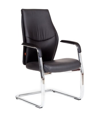 Кресло офисное CHAIRMAN Vista V Экокожа премиум черная в Братске - изображение