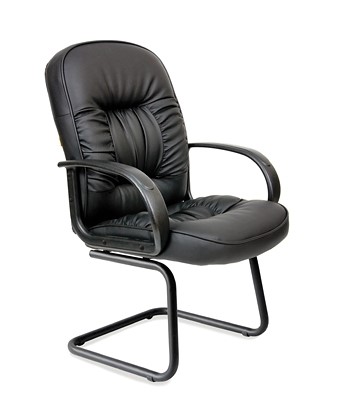 Кресло компьютерное CHAIRMAN 416V экокожа черная в Братске - изображение